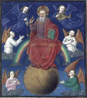 Dieu le Père. Vincentius Bellovacensis, Speculum historiale, Paris, 15° s. BNF.